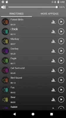 Animal Sounds Ringtones android App screenshot 8